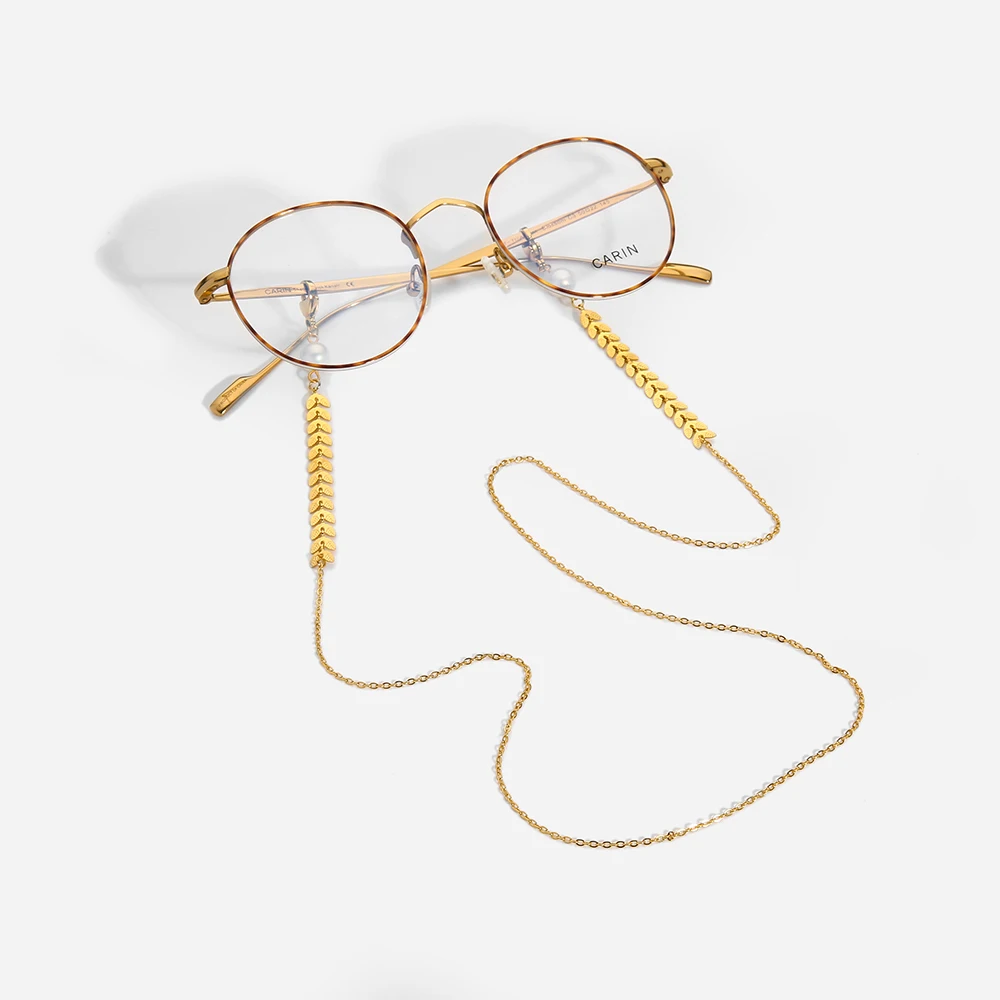 

New Stainless Steel Eye Glasses Sunglasses Spectacles Eyewear Wheat Eye Chain Holder Rope Cord Lanyard Face Masking Holder