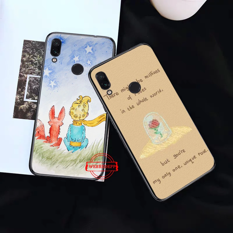 

little prince fox Silicone Case for Xiaomi Redmi Note 4X 5 6 7 Pro 5A Prime