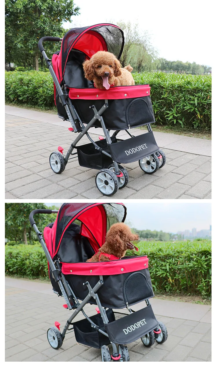 

Pet Trolley Large Capacity Dog Trolley Pet Folding Can Be Washed Out Trolley Cat Foldable Trolley Breathable
