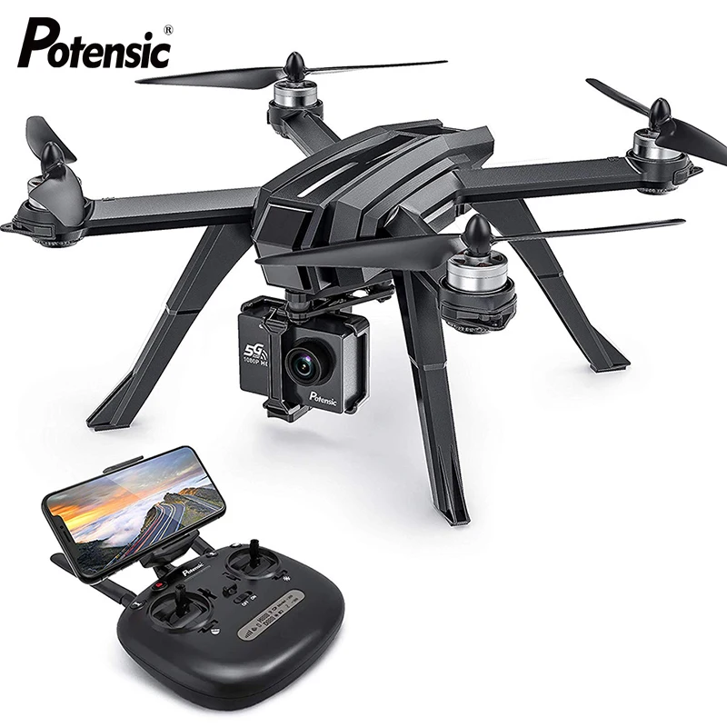 Профессиональный gps Дрон Potensic D85 дроны квадроциклы бесщеточный Следуйте за мной режим дистанционного управления RC вертолет игрушки подарки