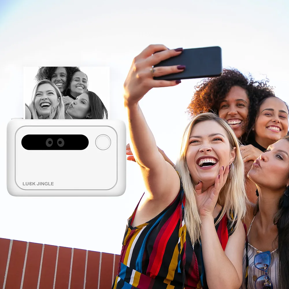 3-дюймовый портативный мини-термопринтер 80 мм с беспроводной печатью BT фото