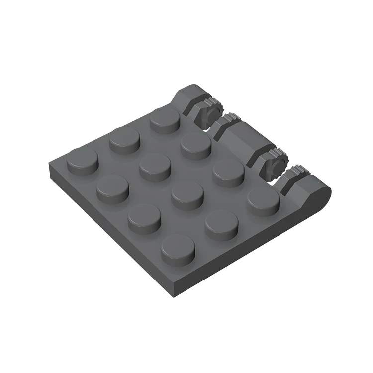 Игрушечный блок MOC шарнирная пластина 3x4 блокировка двойной 2 пальца строительные