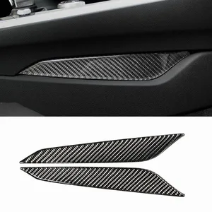 Декоративная рамка для консоли из углеродного волокна, 2 шт., для Audi A4 B9 2017-19