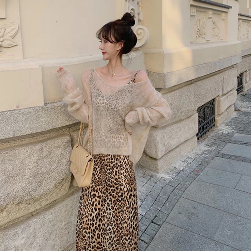 Blusas mujer de moda Женский Прозрачный Топ с длинным рукавом Женские сексуальные свитера