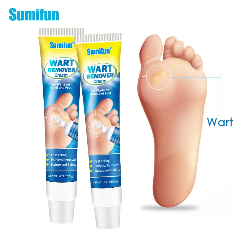 

20g Sumifun Warts Remover Antibacterial Ointment Wart Treatment Cream Skin Tag Corns Removal Herbal Extract Plaster Medical Balm