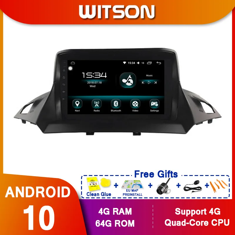 WITSON 9 &quotFULL HD сенсорный экран Android 10 0 Восьмиядерный Автомобильный GPS