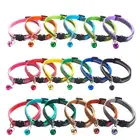 Светоотражающий ошейник для кошек с колокольчиком, быстросъемный ошейник для кошек Kraag Kattentuigje, ожерелье Collier Chat Anti Etranglement