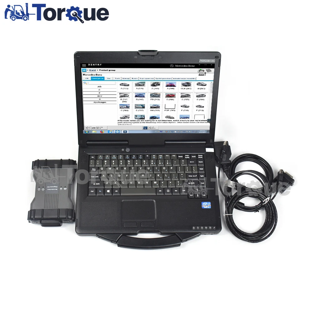 

Mb sd c4 truck tools with cf53 laptop MB star Multiplexer MB c6 auto car diagnostic scanner full set