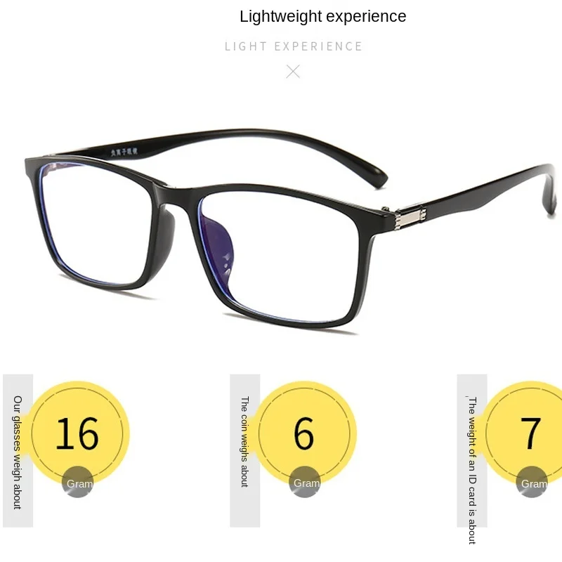 

Очки с фильтром сисветильник для мужчин и женщин, Прямоугольная оправа, компьютерные очки с блокировкой отрицательных ионов и синих лучей, ...