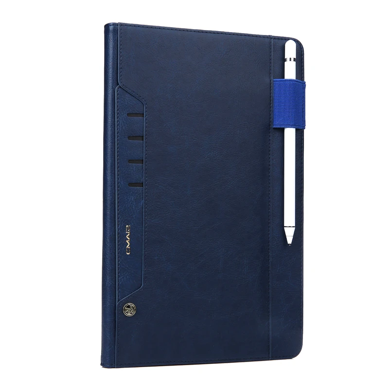 iPad Air2 Blue Новейший многофункциональный Ретро Кожаный чехол для iPad Air2 9,", складная подставка, бизнес-карта, умный чехол для Apple iPad6 iPad Air2 - Цвет: iPad Air2 Blue
