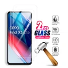 2 шт. 100% оригинальное закаленное стекло для OPPO Find X3 Lite X3LIte X 3 светильник CPH2145 2021 6,43 ''Защитная пленка для экрана телефона