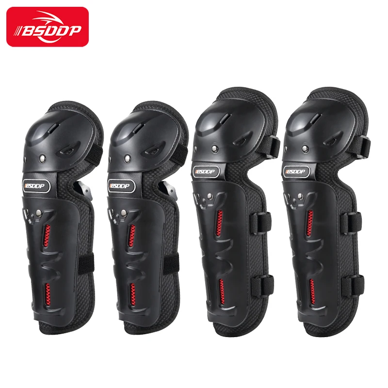 Наколенники для мотокросса BSDDP полиэтиленовые Защитные Налокотники горного