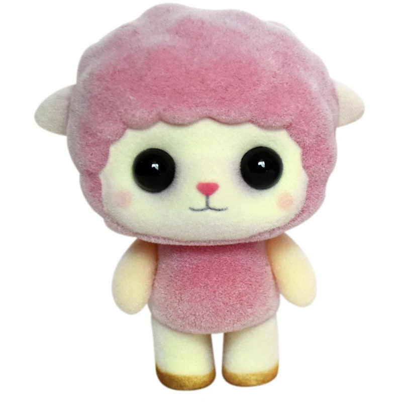 

10pc/Lot 7cm Cute Flocking Toys Kawaii Mini Sheep Home Decoration Actions Figure Childre Exquisite Dolls L148