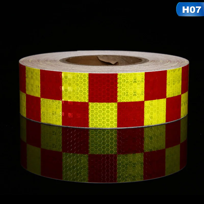 

5cm*100cm Car Reflective Tape Decoration Stickers Car Warning Safety Reflection Tape Film Auto Reflector Sticker On Car Styling
