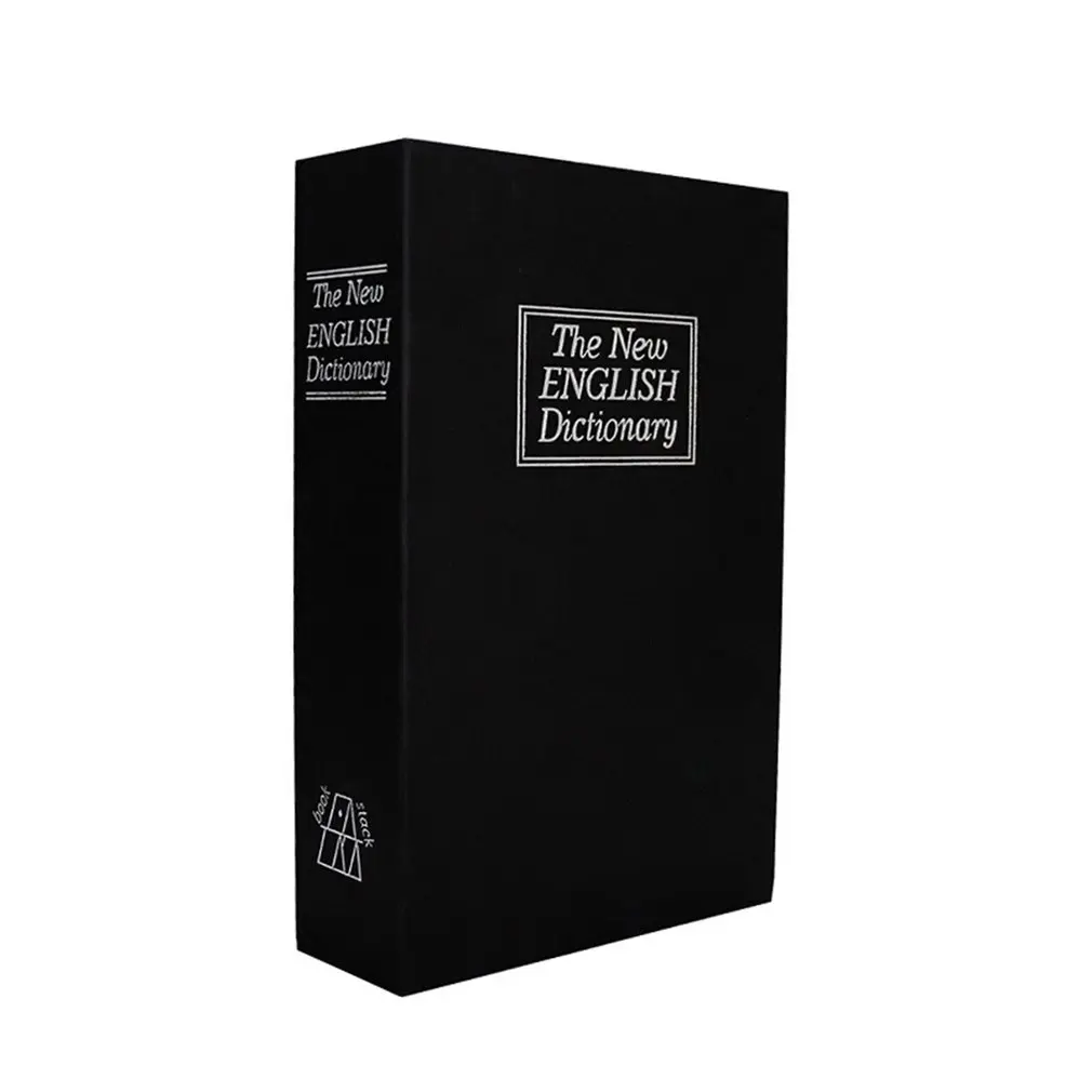 Мини Домашняя безопасность словарик ключ книга сейф/замок коробка для