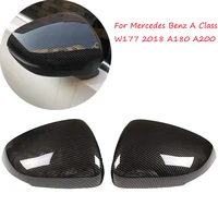 for mercedes benz a class w177 2018 a180 a200 car rearview mirror cover rear view mirror cover decoration protective accessories