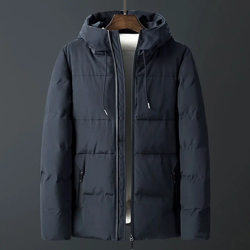M8859 Blue Пальто для Хэллоуина, мужская одежда с хлопковой подкладкой, зимняя мужская одежда с капюшоном, облегающая одежда больших размеров, молодежная одежда в Корейском стиле, M8859 - Цвет: M8859 Blue