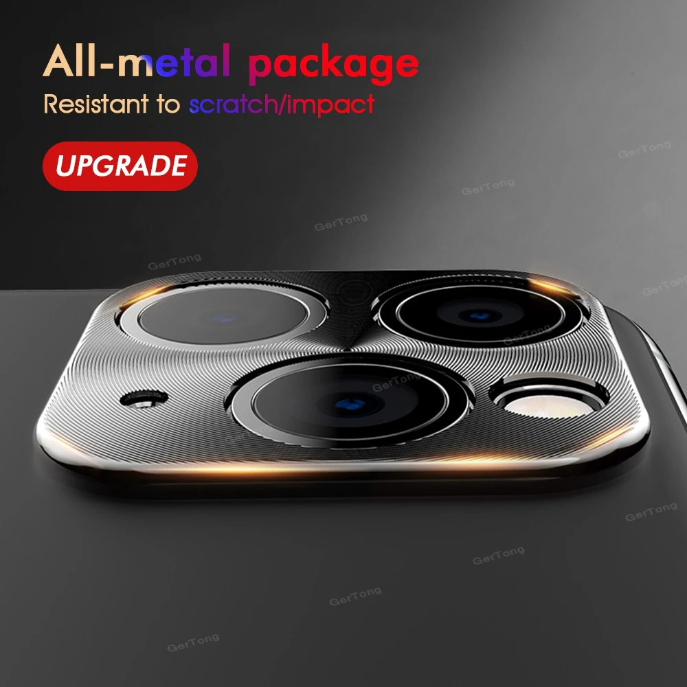 Защитная пленка для объектива камеры iPhone 11 12 Pro Max алюминиевый чехол с покрытием
