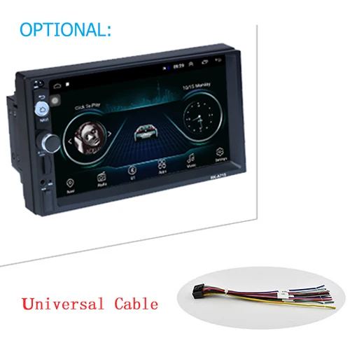 AMPrime 2din Авторадио Android автомобильный мультимедийный плеер 2 din универсальный gps Mirrorlink автомобильный Радио Wifi Bluetooth стерео аудио плеер - Цвет: Radio Only
