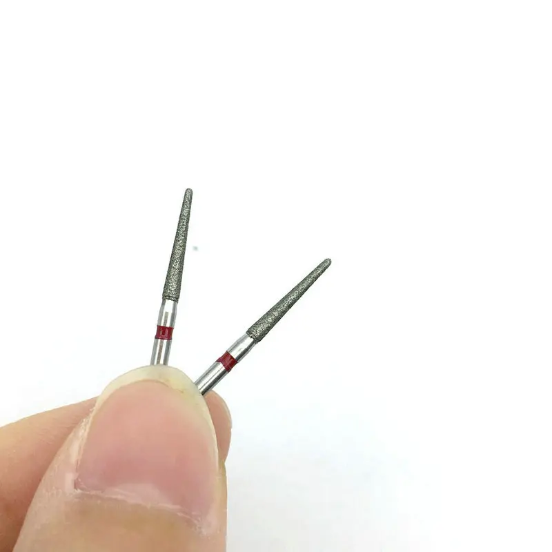 10 шт. Стоматологические алмазные ФГ высокоскоростные фрезы для полировки зубов