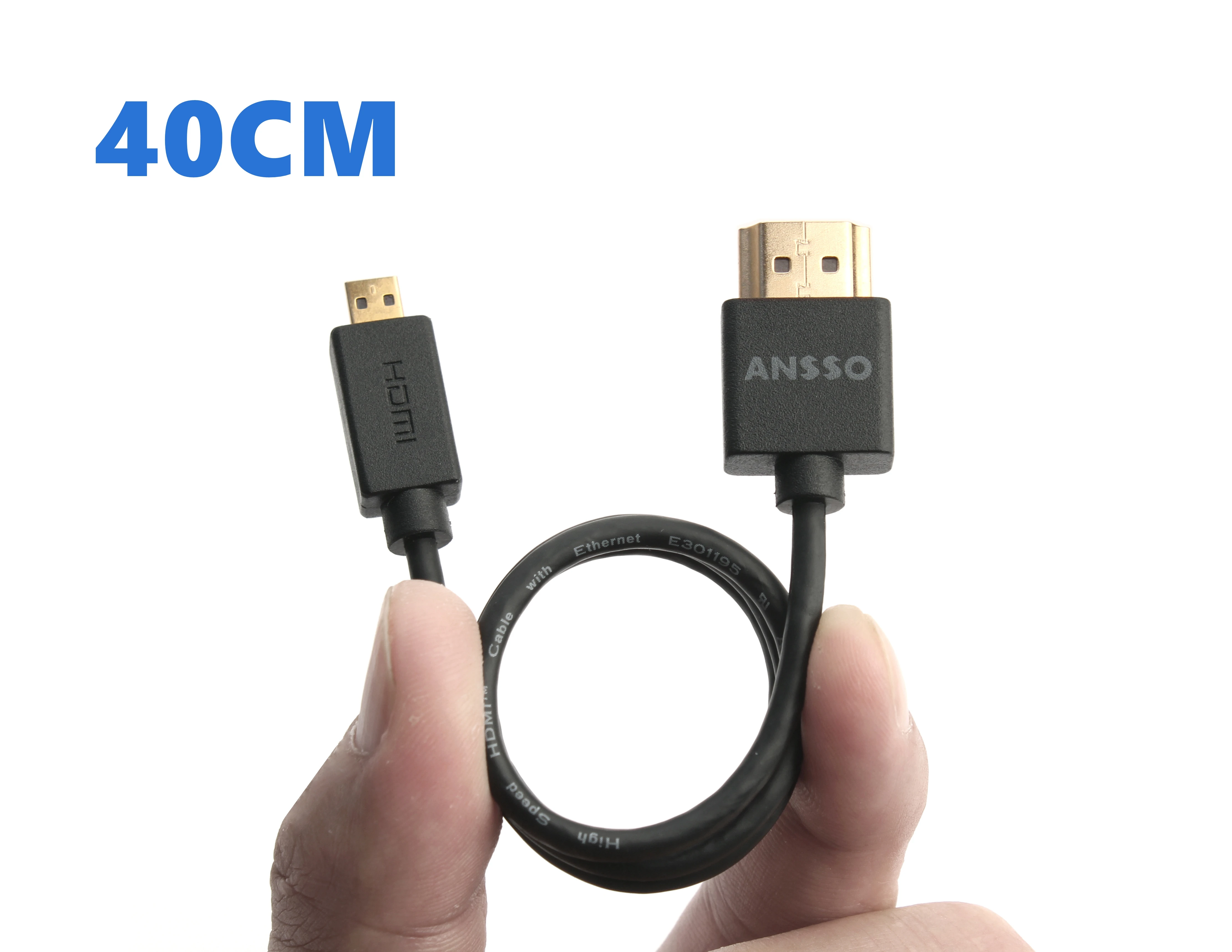 Очень гибкий кабель HDMI 4K60P Mini Micro Digital Single Lens Reflex 18 Гбит/с HDR устройство записи HDMI19 + 1