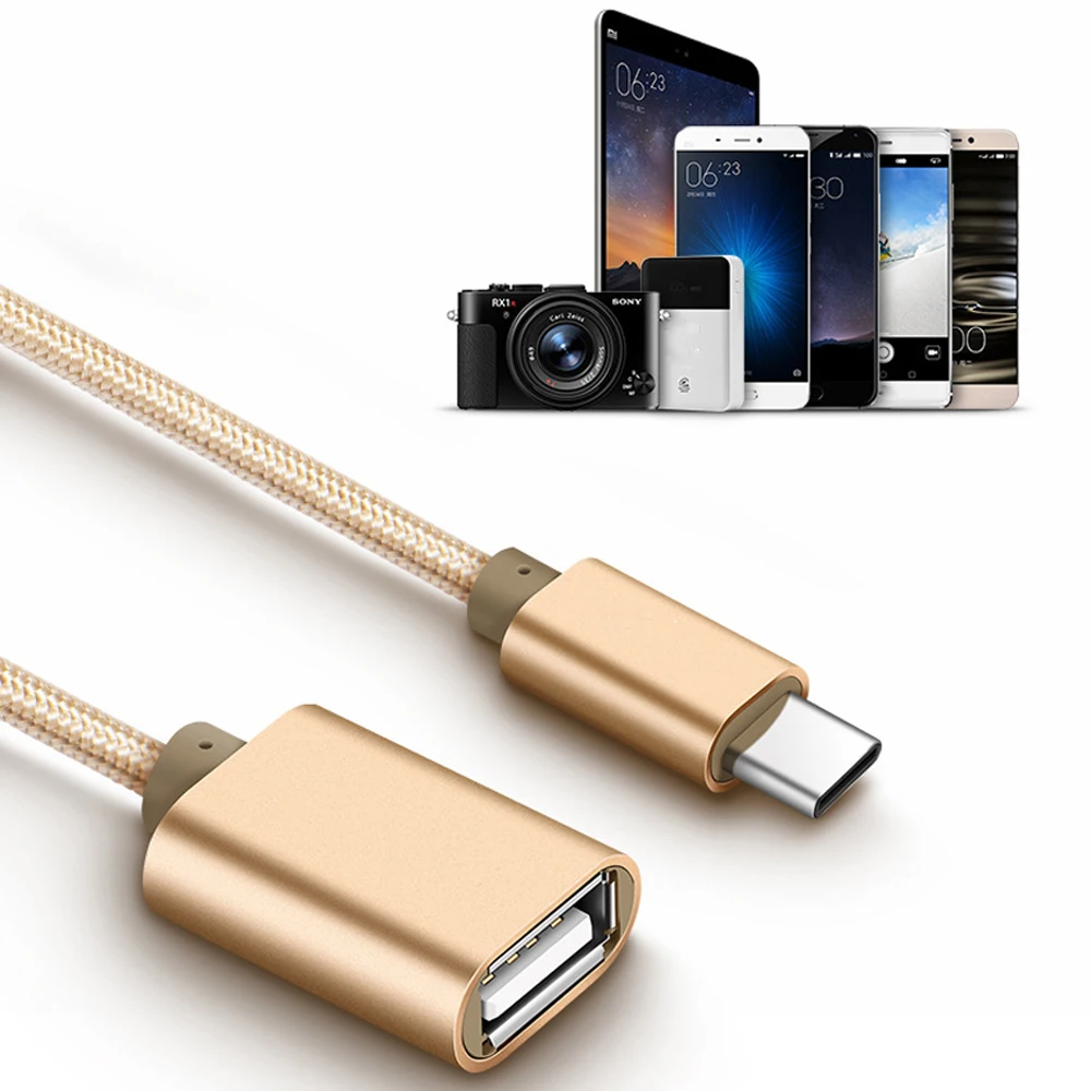 10 шт. для Type C к USB 2 0 OTG адаптер Тип кабель передачи данных разъем компьютера ПК