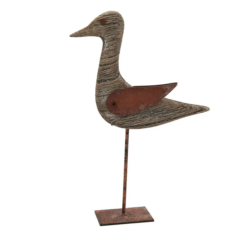

Standing bird Nautical handmade arts and crafts wood tabletop decoration antique imitation home decoration