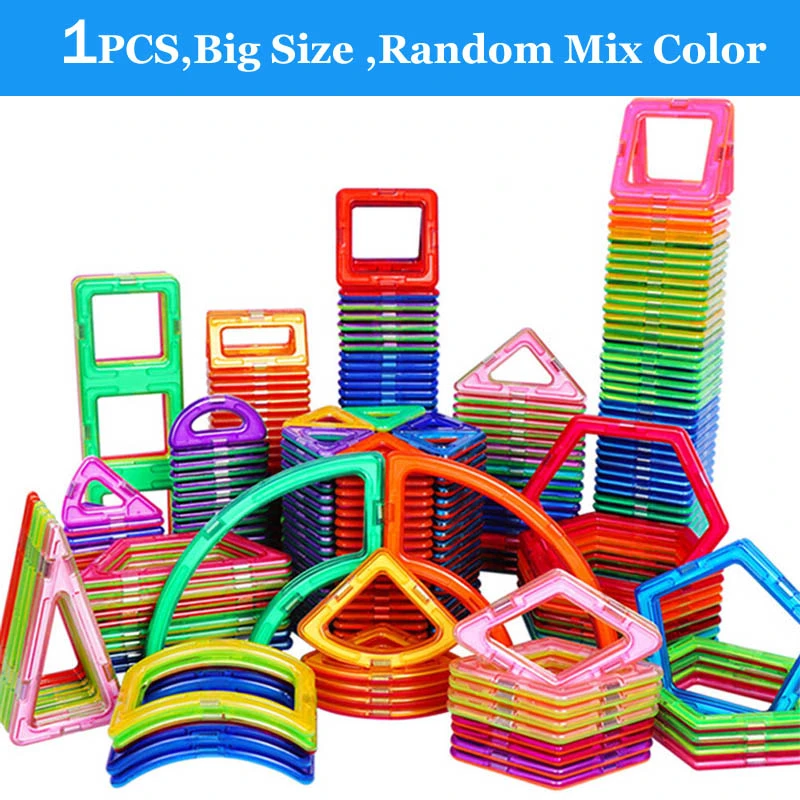 Большие размеры 1 предмет для детей возрастом от Размеры Магнитный конструктор