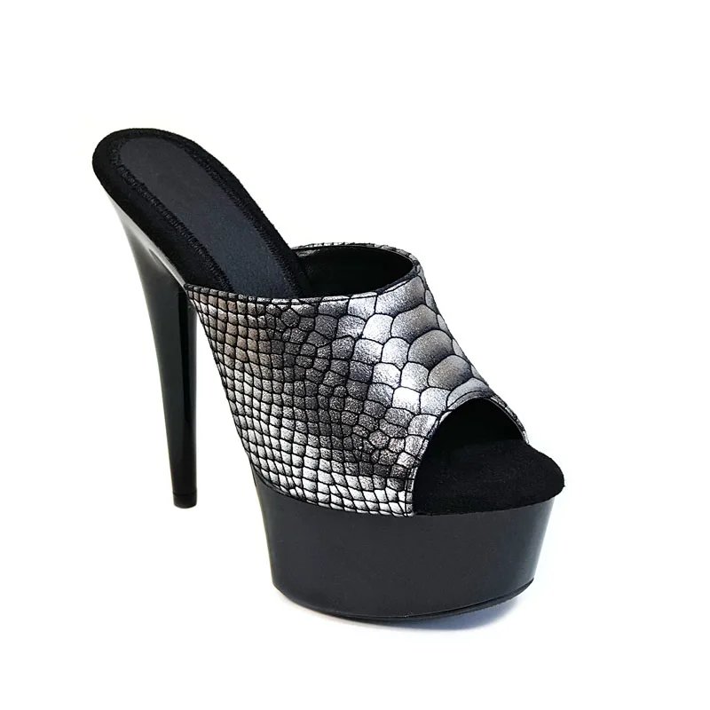 Блестящие черные женские босоножки Leecabe на платформе ботинки для танцев шесте