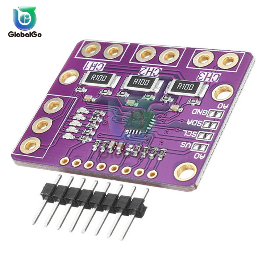 INA3221 блок питания монитор напряжения модуль датчика тройной канал 2 7 в до 5 В ток