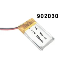 3 7v 500mah lithium polymer lipo rechargeable 902030 battery for mp3 mp4 gps dvd vedio game camera speaker bluetooth