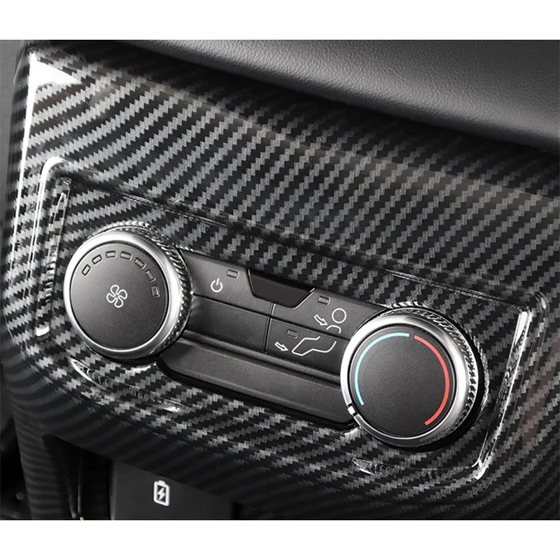 

for Ford Explorer U625 2020 Car Accessories Rear Air Conditioning Vent Frame ABS Decoration Trim