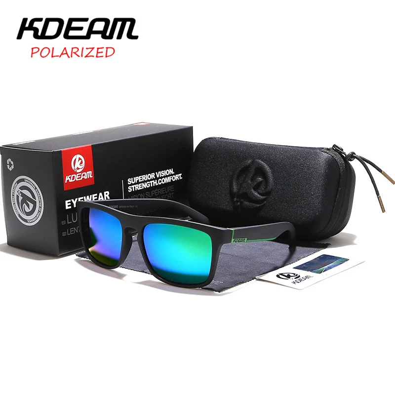 Солнцезащитные очки KDEAM поляризационные для мужчин и женщин пляжные дорожные