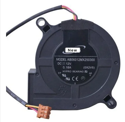 

For ADDA AB06012MX250300 (OX2V5) DC 12V 0.18A 40x40x28mm Server Cooling Fan
