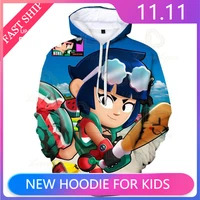 brawings nita and starboys girls cartoon jacket tops teen clothes 3 to 14 years spike kids hoodies spike game 3d sweatshirt