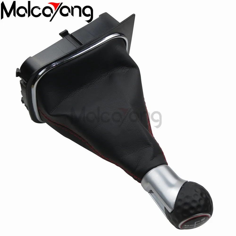 MT ручка переключения передач для Volkswagen VW Golf 5 6 Golf5 Golf6 рычаг кожаная рукоятка