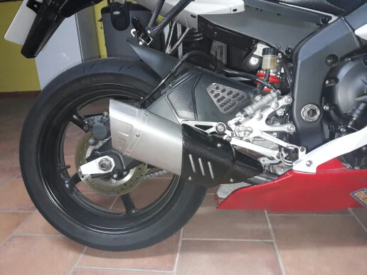500cc 600cc r11 карбоновая мото rcycle выхлопная труба глушителя R6 R1 CBR500 Z750 выхлопная труба для мотоцикла escapamento de moto