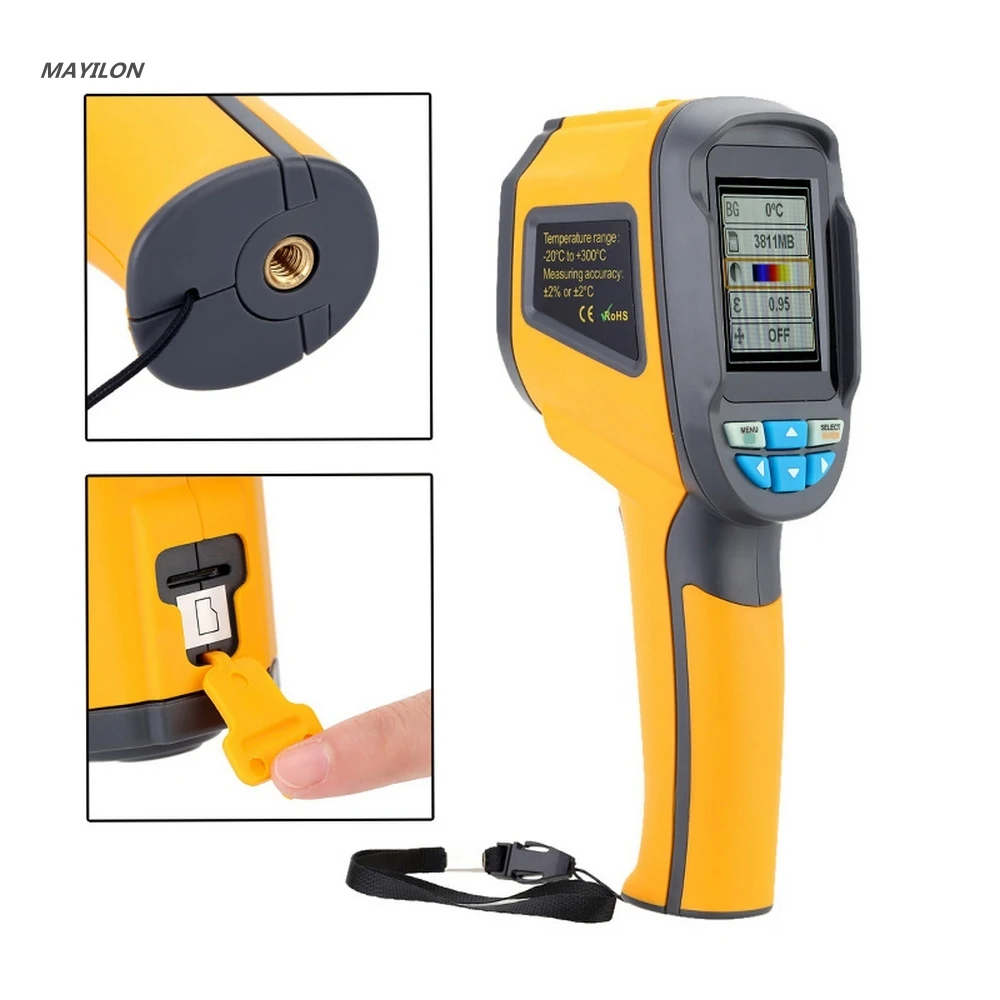

HT-02 Handheld IR Thermal Camera Digital Display 1024P HT-18 High Infrared Image Resolution Thermal Imager