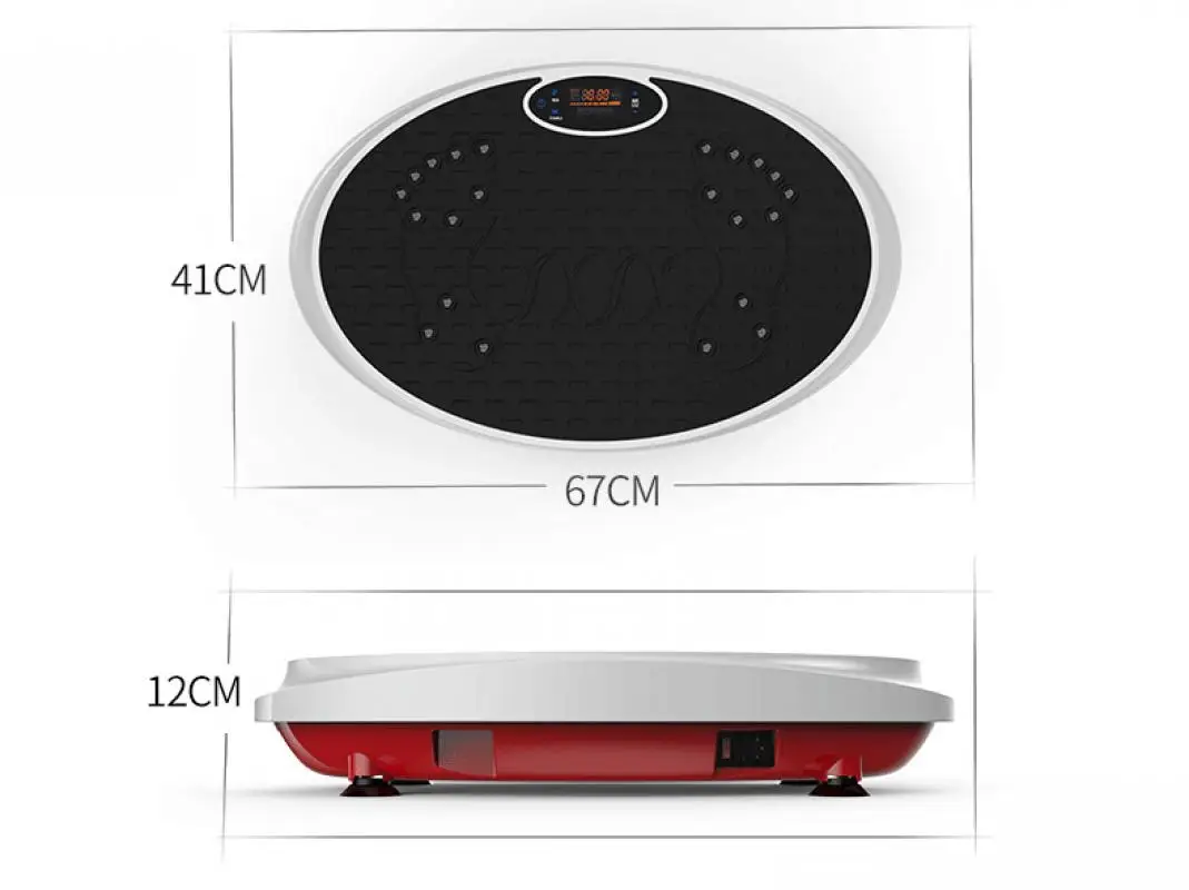 Fat Burning Plate Exercise Vibration Fitness Massager LCD Display Slimming Device For Body Building Workout Weight Loss | Спорт и