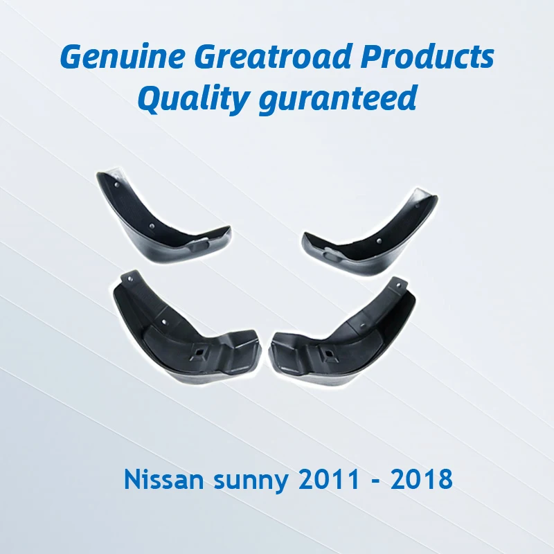 Molded Car Mud Flaps For Nissan sunny 2011 - 2018 FOR Kick Mudflaps Splash Guards Flap Mudguards Fender Styling | Автомобили и