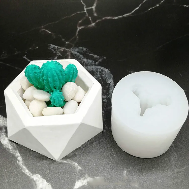 Силиконовая форма для кактуса ароматический гипсовый сделай сам выпечки мыла