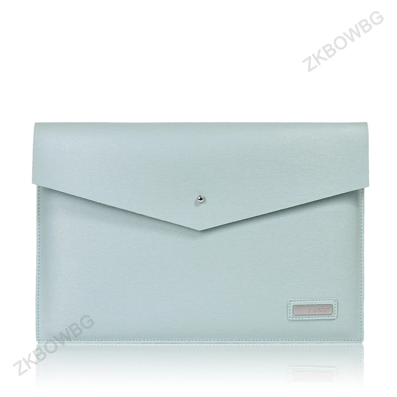 Luva do Portátil de Couro do Plutônio para Macbook Polegada Bolsa Portátil A2289 A2159 hp Dell Lenovo Superfície Sony Maleta Case Capa ar 4 15 16