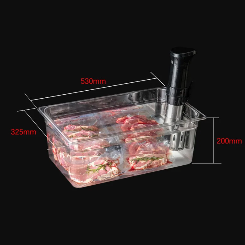Description Picture 6 of item25L Sous Vide Container Steak Machine Container with Lid Water Tank Bath for Circulator Sous Vide Culinary Immersion Slow