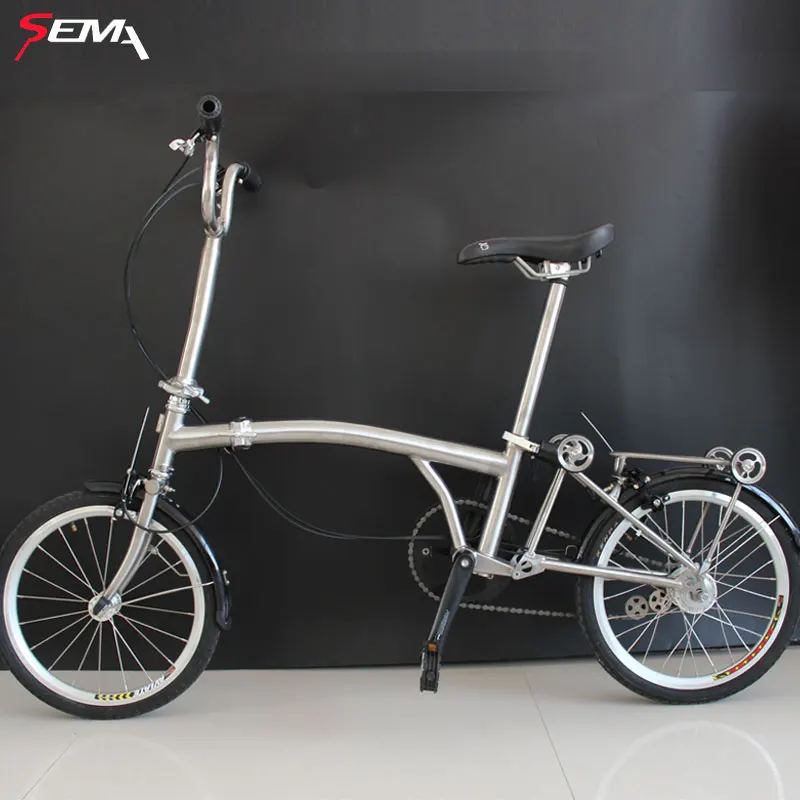 Титановый подседельный штырь Brompton SEMA, супер светильник, 270 г, длина 530, можно изготовить на заказ, складной велосипедный светильник, вес,, высокое качество