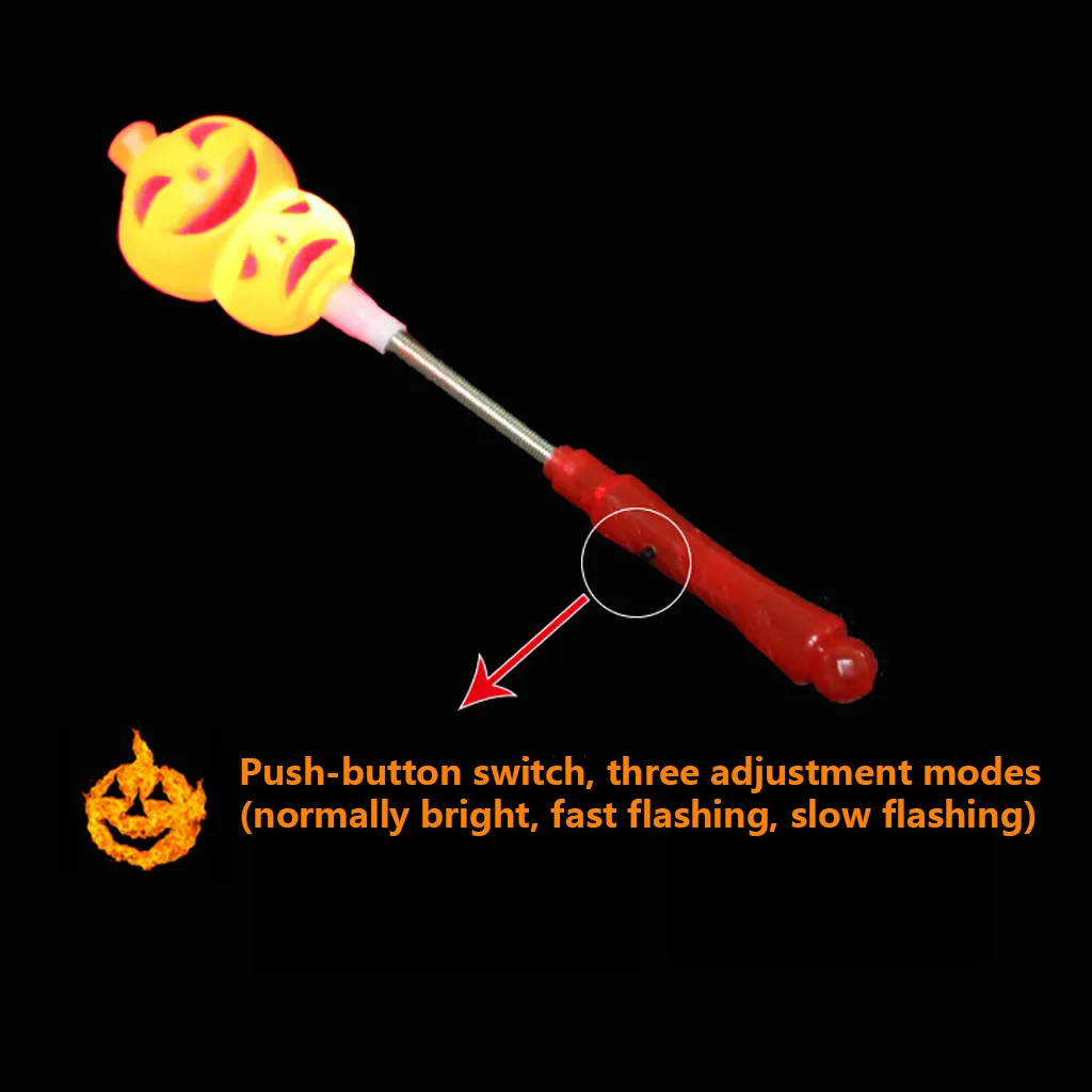 Оригинальная ALIWARM мигающая палка светящаяся тыква ручная палочка украшения на