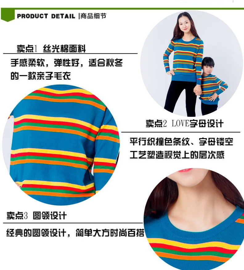 Новые зимние хлопковые свитера свитер с высоким воротником полосатый цвет