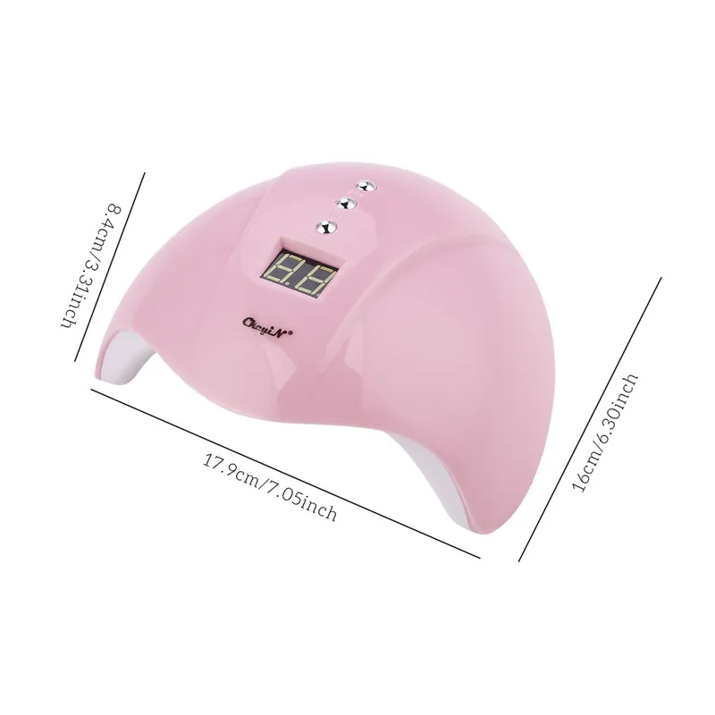 

CkeyiN 36W Nail Lamp UV LED Nail Dryer LCD Display Timer Quick-drying Gel Polish Lamp Auto Sensor Nail Art Tools USB Charging