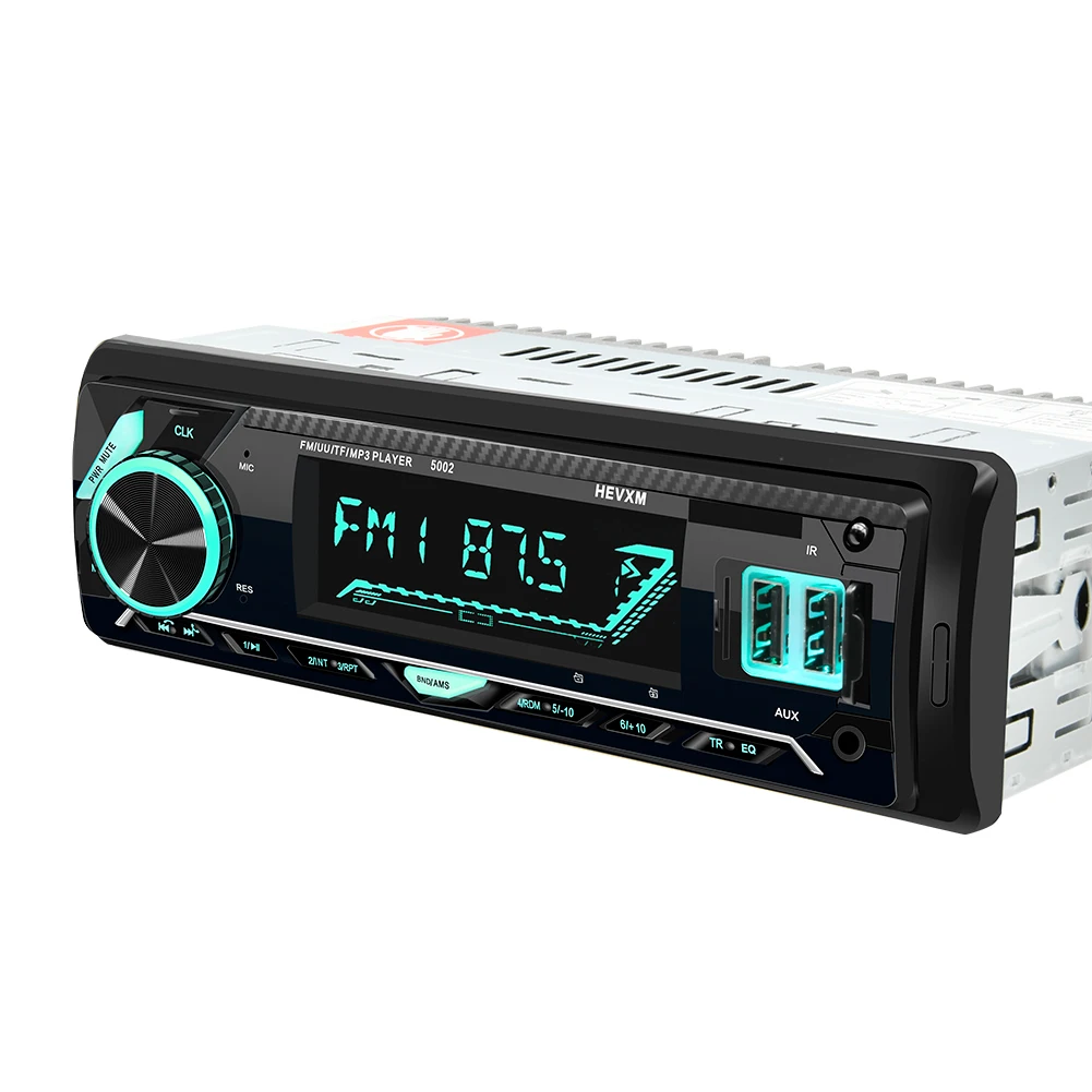 Автомобиль Радио стерео проигрыватель Bluetooth + микрофон телефона AUX-IN MP3 FM/USB/1