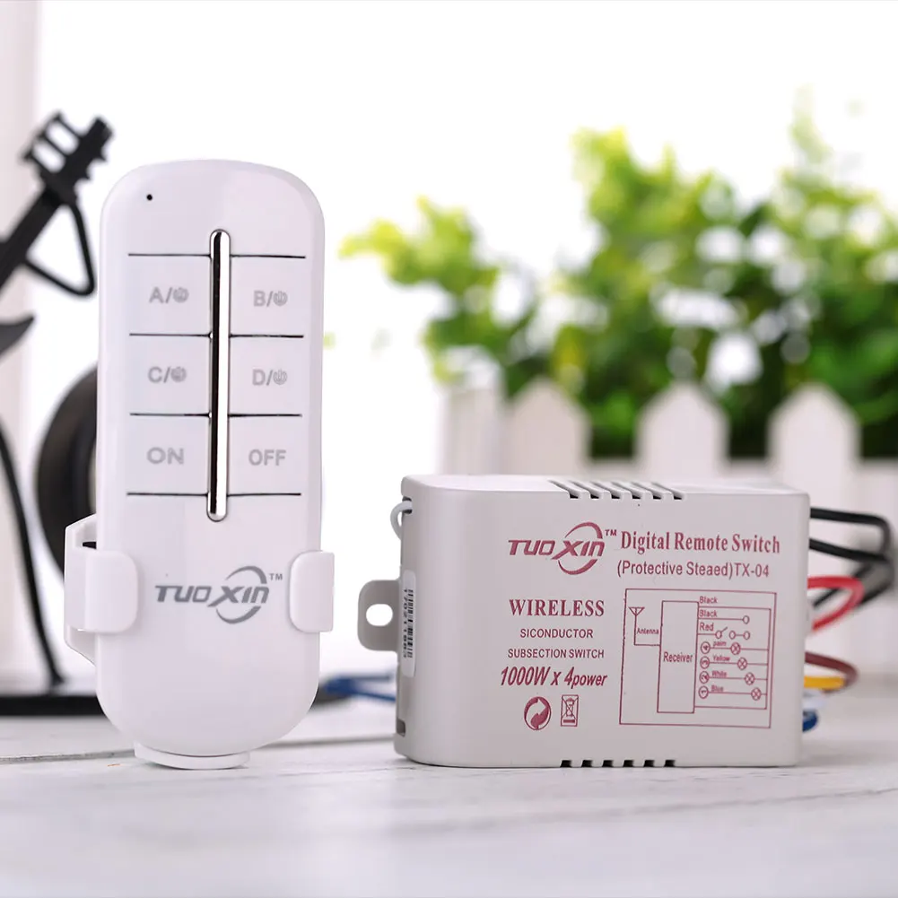 Цифровой 220V светильник приемник переключатель дистанционного Управление