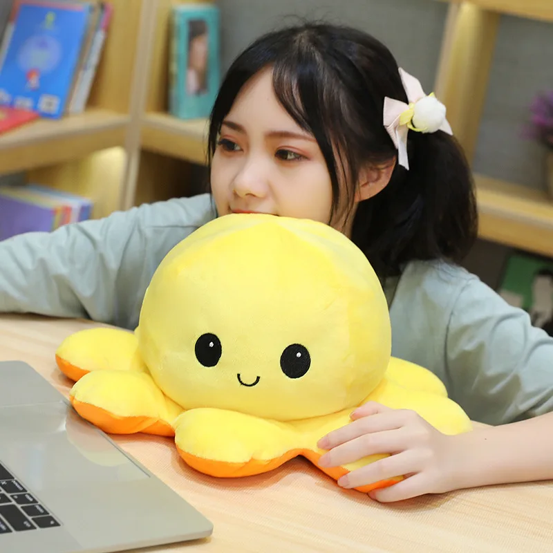 

Strange Cute Two-side Toys Chirdree Child Ornaments Octopus Xmas Funny Nap Octopus Autism Christmas Multicolor Octopus